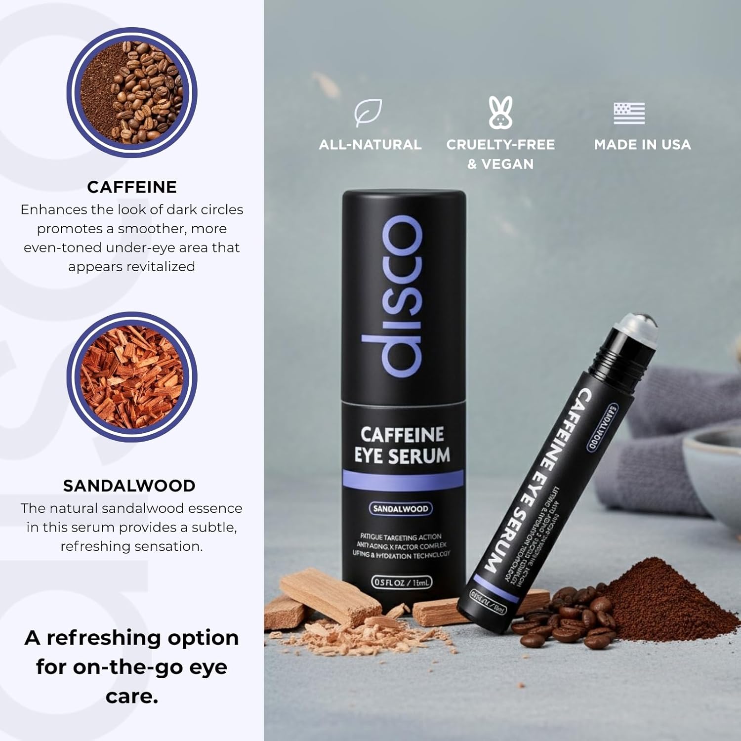 Sandalwood Caffeine Serum