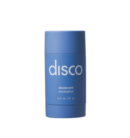 eucalyptus deodorant for men standing on a brick on the floor